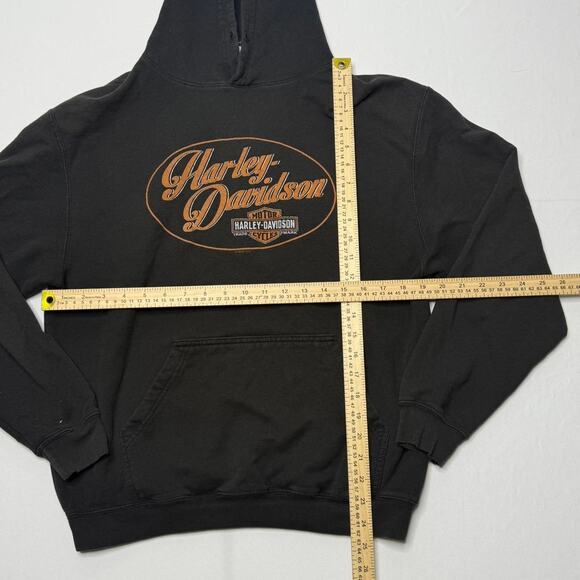 Harley-Davidson Saddleback Utah Hoodie Black Size M - Picture 5 of 5